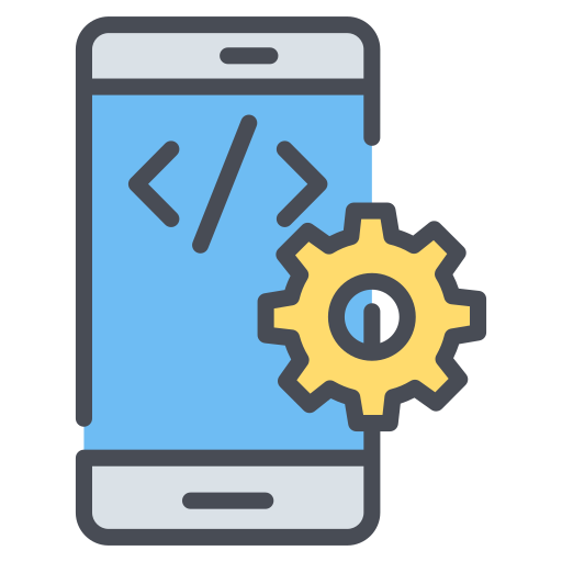 Home mobile app development logo